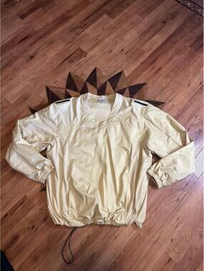 VTG Adidas Windbreaker Track Jacket Mens Large Gold